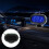 Thermometer Voltmeter Clock LCD Dual Color Display Multi Functional Digital Car Clock with Luminous Light 12‑24V 6