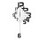 Frameless Pendulum Wall Clocks Number Decoration DIY Assembly Modern Wall Clocks with Silent Movement Wall Clock for Office 6