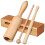 2Sets Khaki Wood Percussion Instruments Set with Mallets for Kids Play 2