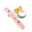 6Pièces Bracelets Silicone Clap Motif Règle Multicolores Flexibles 9