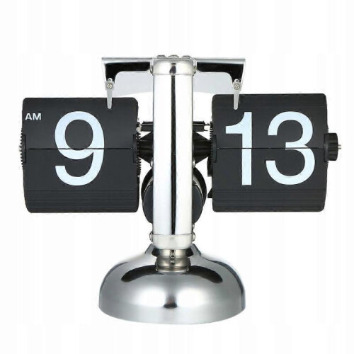 (C) Stool Clock Retro Small Digital Retro Clock Desk  Shelf Clocks