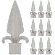 10pcs Fence Gun Head Aluminum Square Tube Metal