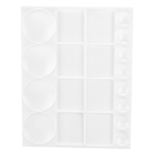 Paint Pallets Plastic Color Palette White 1pack 2