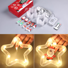 2025 Christmas Lights Indoor Window,Christmas Tree Star Decorative,Curtain Lights Window LED