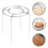 3Pcs Durable Stainless Steel Cake Cooling Racks Silver Oven Use 11