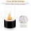 (White) Alcohol Fireplace Small Portable Stove Desktop Metal Fireplace 3