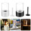 (White) Alcohol Fireplace Small Portable Stove Desktop Metal Fireplace 4