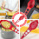 Pasta Tools Red For Restaurant Use 1set 14.6x4.3in 11