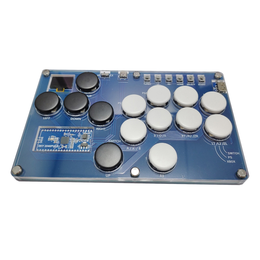 14Key Joystick Keyboard Arcade Stick Controller Fo Black/White 4851167065342