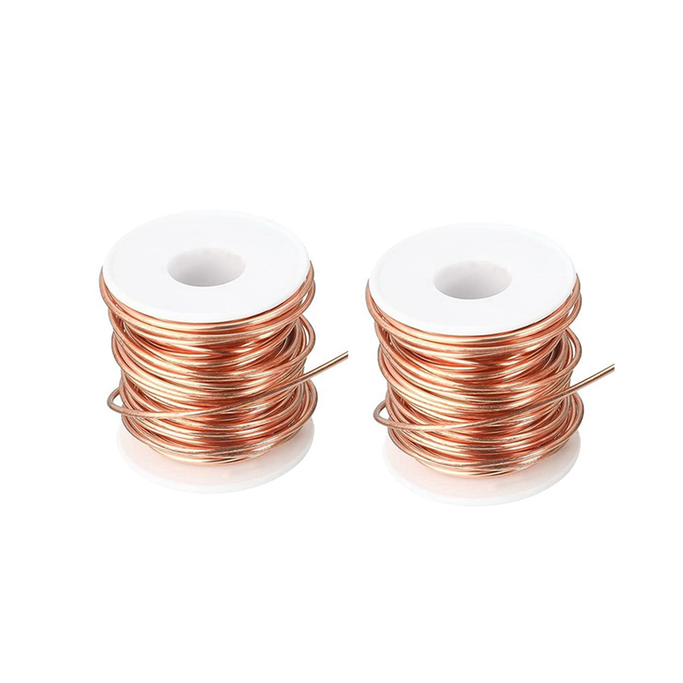 2 Rolls Soft Copper Wire Solid Bare Bendable for E