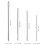 20Pcs Leather Needles Set Durable Light Grey Stitch Needles for Sewing 4