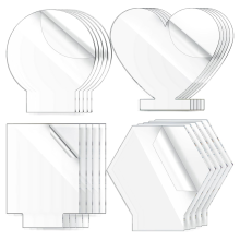 20 Pcs 2 mm Acrylic Blanks for Light Base Plastic