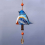Bird Song Bell Garden Decoration,Hanging Rustic Wi 5