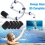 Pool Cleaner Sweeping Hose Set,Reusable Replacemen 5