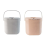 2Pcs Compost Bin for Everyday Organic Waste with L 1