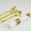 25 Pre Rolled Gold Plastic Silverware - Wrapped Di 6