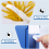 2 Pack Compatible Label Tape Replacement for Black 6