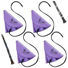 4 Pcs Clarinet Swab Cleaning Cloth Pull Through C