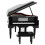 Miniature Grand Piano Model Kit Musical Instrument 3