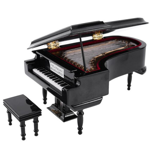 Miniature Grand Piano Model Kit Musical Instrument 1