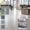(Light gray) high Gloss Marble Effect Epoxy Floor Paint Durable Protective Coating For Garage Basement Concrete Surfaces Seamless Application 3
