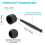 BCB Pool Cone Snooker Chalk Holder - Slip-in Pocke 6