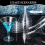 Plastic Glasses, Clear Wine Glasses Reusable Party 10