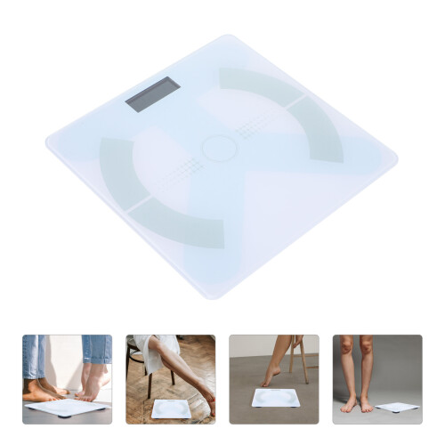 Glass Body Weight Scale White Digital Electronic Scale for Home 1
