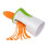1 pc Spiral Funnel Vegetable Grater ABS Stainless 11