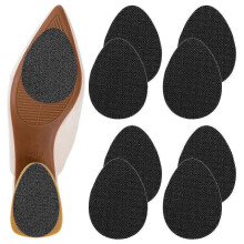 4 Pairs Non-slip Shoe Pads, Self-adhesive Anti-slip Sole Sticker Protector, Silicone Non Skid Shoe Grips for High Heels