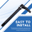 Bicycle Quick Release Shaft 12mm Ultralight P1.5 R 5