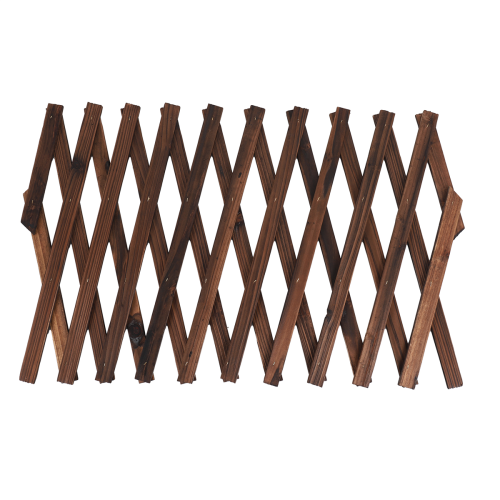 Expanding Wooden Garden Wood Pull Mesh Wall Fence 1