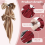 6PCS Double Layers Bowknot Streamer Hairpin Woman 9