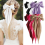 6PCS Double Layers Bowknot Streamer Hairpin Woman 3