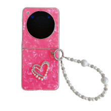 (Red) Pearlescent Shell Texture Case For Zte Nubia Flip