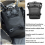 Motorbike Rear Rack Trunk Storage Bag Waterproof B 3