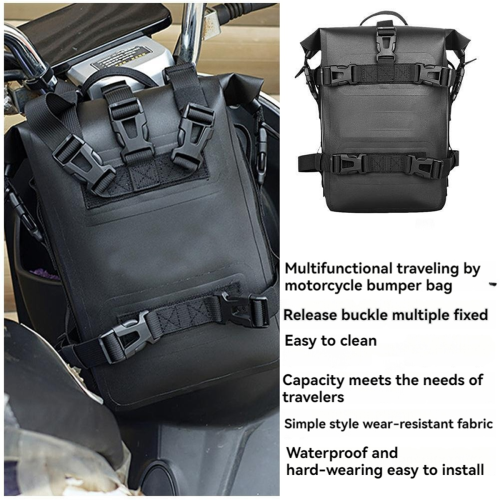 Motorbike Rear Rack Trunk Storage Bag Waterproof B 2