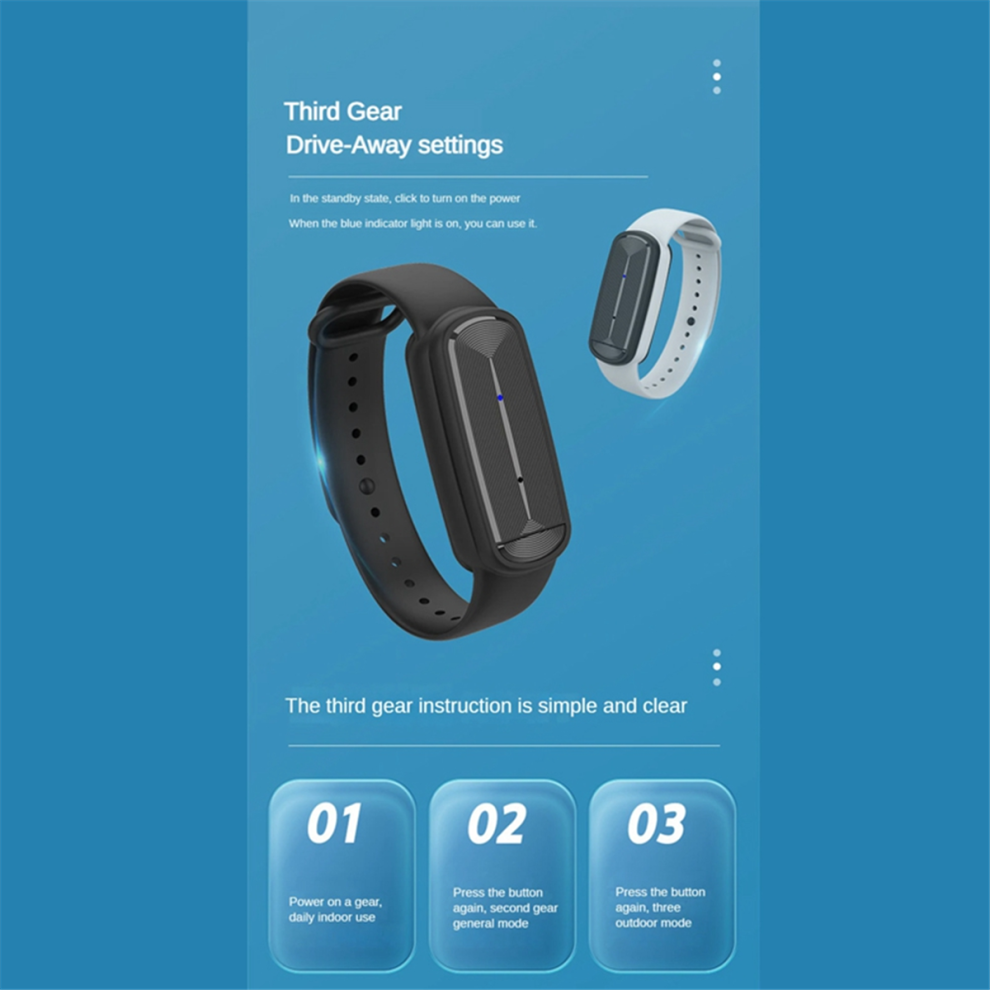 M90 Mosquitoes Repeller Bracelet Wrist Band Ultras-image-OPC-PJFGYVX-NEW