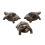 Mini , Cute Animal Shaped Pots Feet Figurines Orna 4