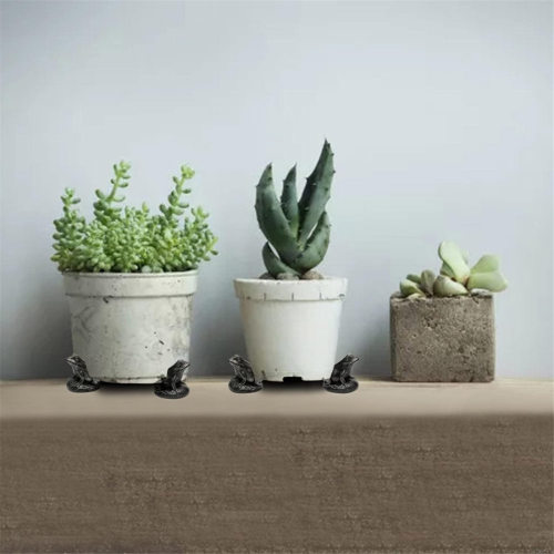 Mini , Cute Animal Shaped Pots Feet Figurines Orna 2