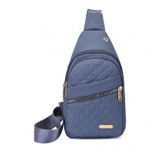 (Blue) Anti-theft Sling Bags For Women Lightweight Shoulder Backpacks Crossbody Bags Chest Pack Outdoor Rucksack