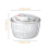 Salad Spinner Manual Lettuce for Vegetable Preppin 7