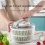 Salad Spinner Manual Lettuce for Vegetable Preppin 1