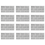 12-Sheet Peel and Stick Backsplash Tile, Faux Whit 1