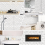 12-Sheet Peel and Stick Backsplash Tile, Faux Whit 5
