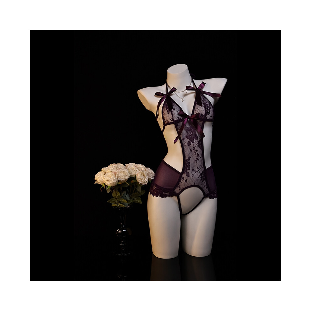 Purple (One Size [80-120 Jin], ?Onesie?) "Moonlight Sexy" Sexy Underwear Sexy Uniform Seductive Dress For Pajamas