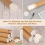 12 Pack Mailing Tubes with Caps for Packaging Post 6