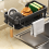 Kitchen Hanging Rod Free Drilling Storage Hook Wal 9
