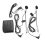 Helmet Front-To-Back Intercom Headset Modified He 2