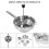 Rotary Food Mill Potato Ricer with 3 Interchangeab 10